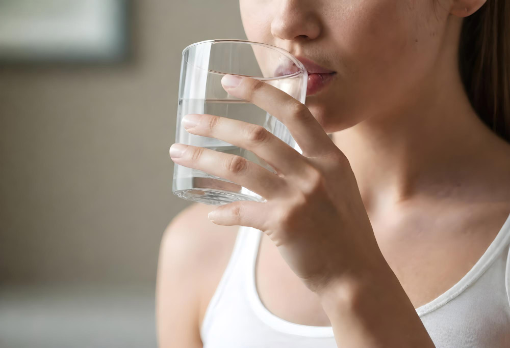 drinking water